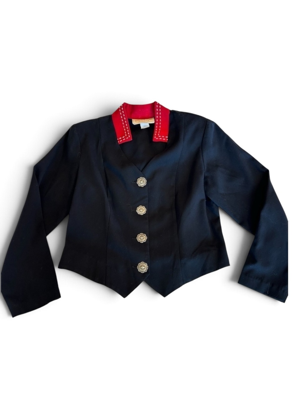 NEW FRONTIER Vintage 90s Bolero Western Jacket Size M USA